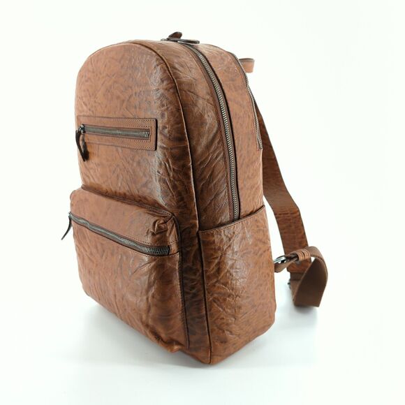 FRYE Backpack Bag Washed Tan Brown Leather Academia School 34DB0524-269 NEW - Picture 3 of 11